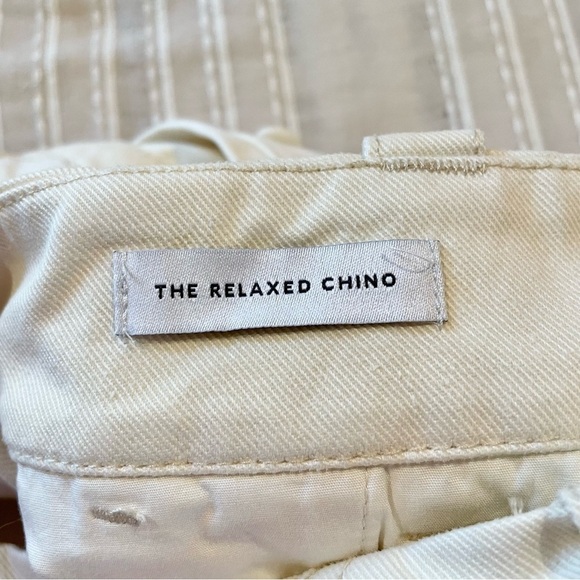 Madewell Relaxed Chino Pants in Antique Cream 0 High Rise NWT - Picture 8 of 13